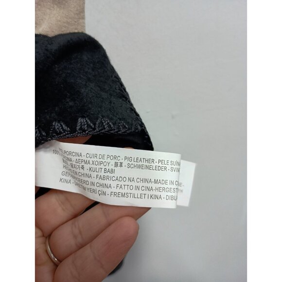 Zara Mini Skirt Size Small Multi Patchwork Suede Leather BOHO Retro Clubwear - Picture 5 of 8